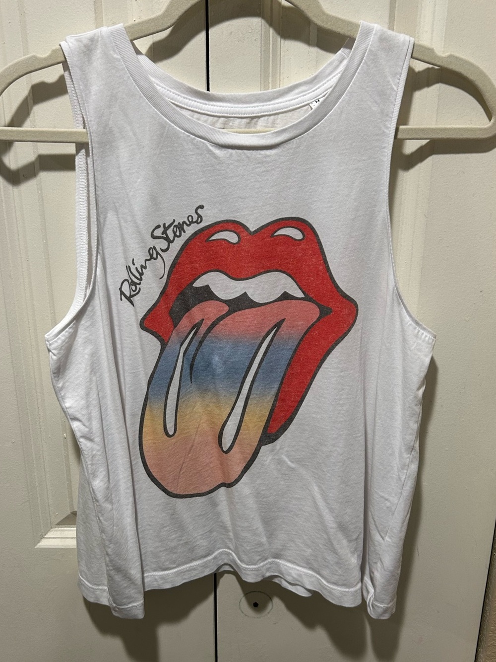 Rolling Stones 100% Organic Cotton Tank Top , Small